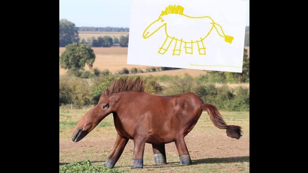 Dad Brings Realistic Twist to Kids Drawings