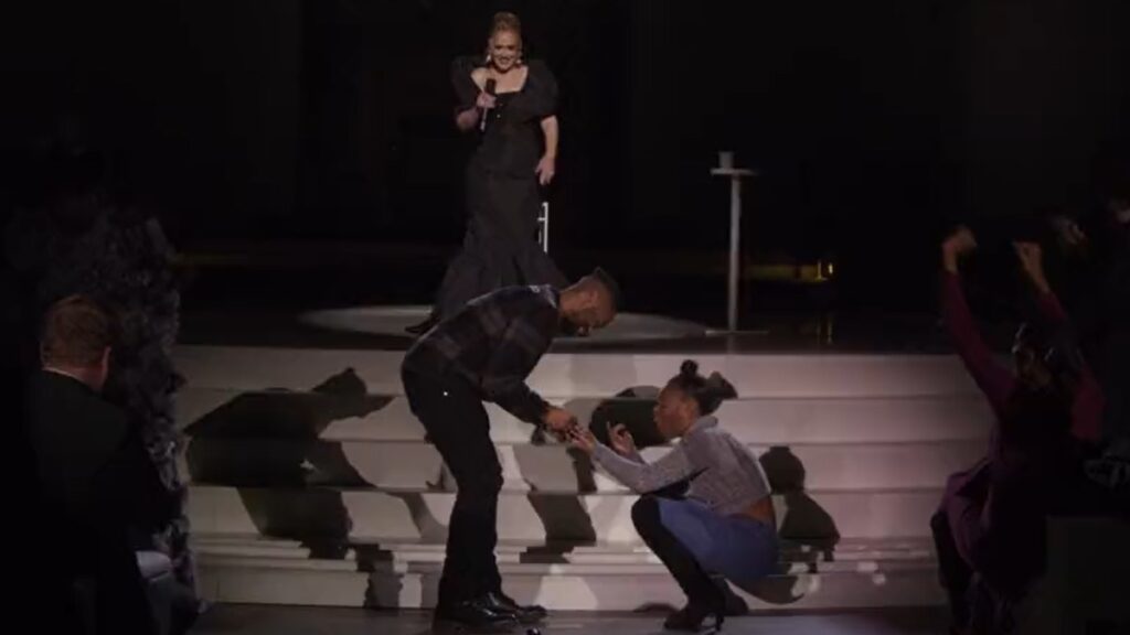 Adele Helps Fan Give Surprise Proposal During Musical Event