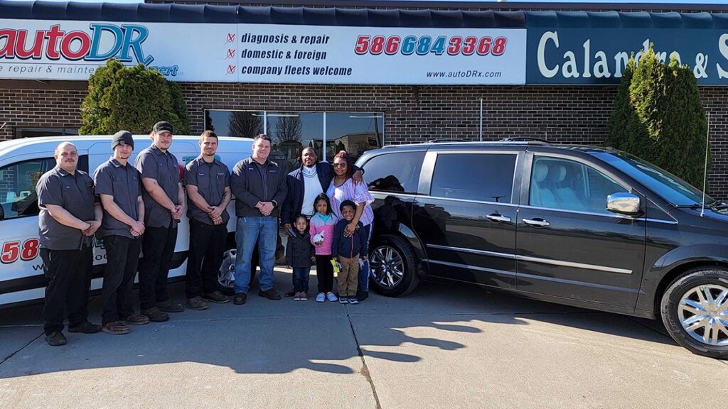 Local business gives new van to family who lost daughter and properties in fire